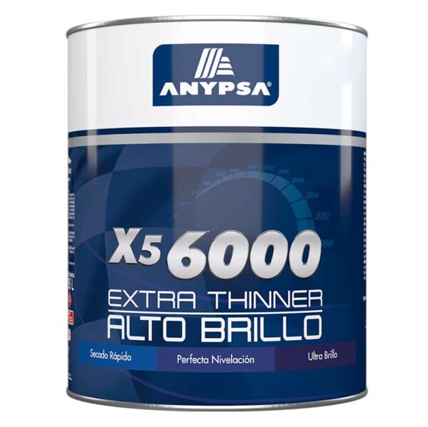 X5 6000 EXTRA THINNER ALTO BRILLO