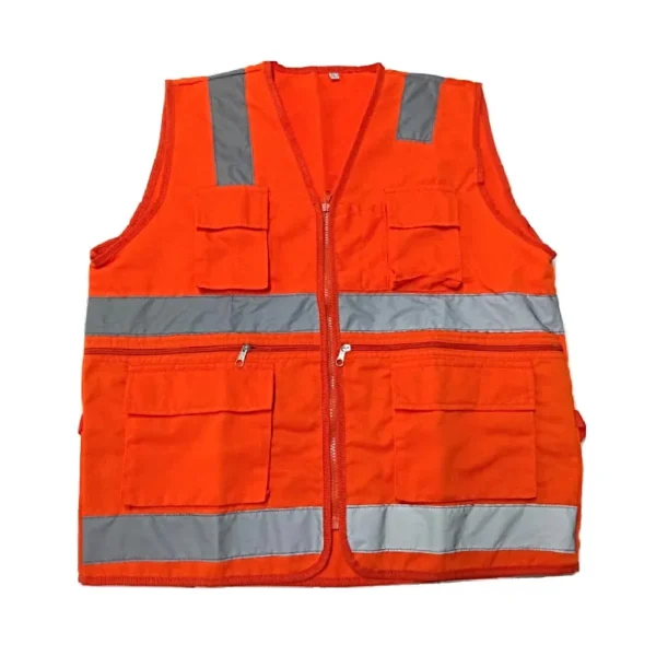 CHALECO MULTIBOLSILLO NARANJA